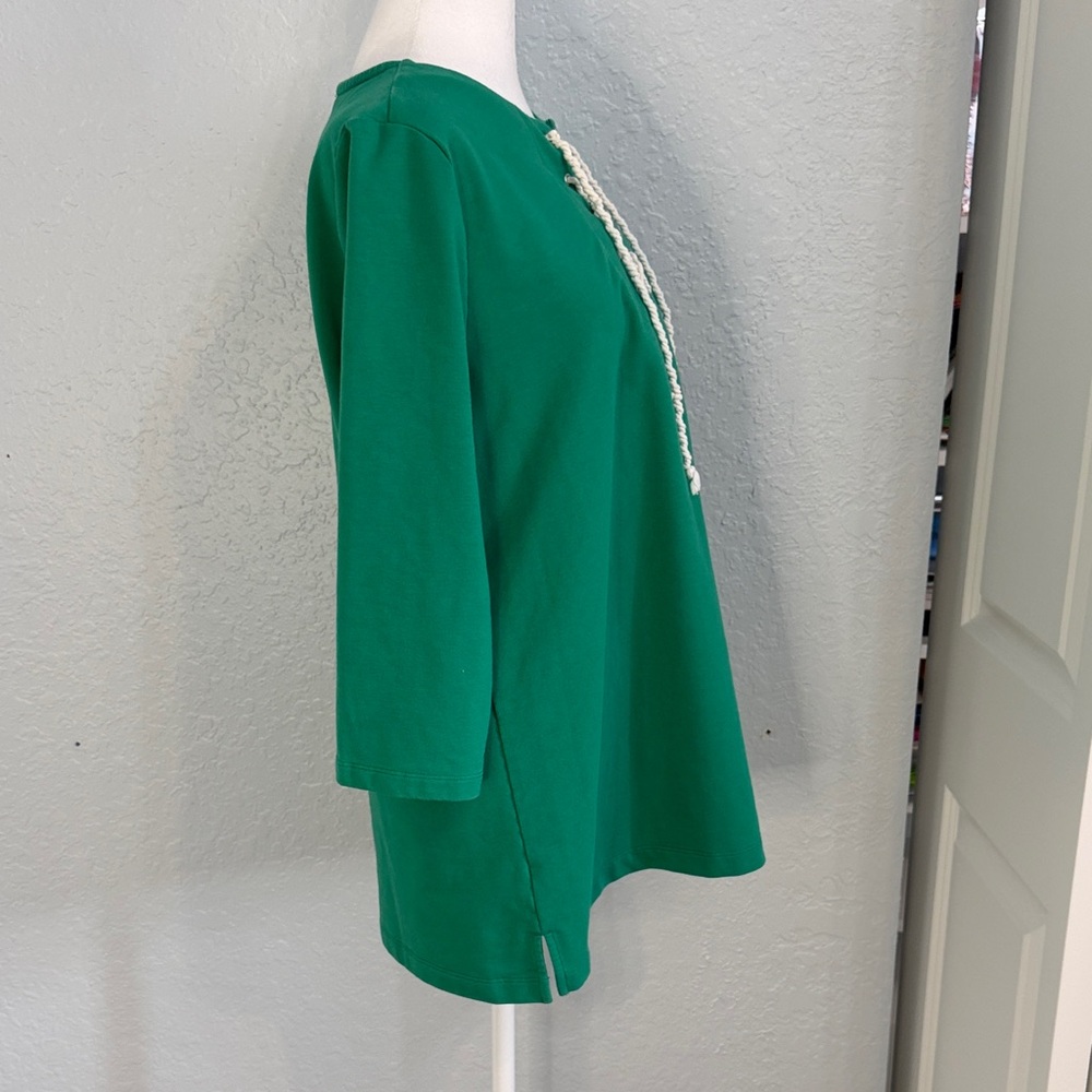 Appleseed's Green Tunic with White Trim - Picture 7 of 9